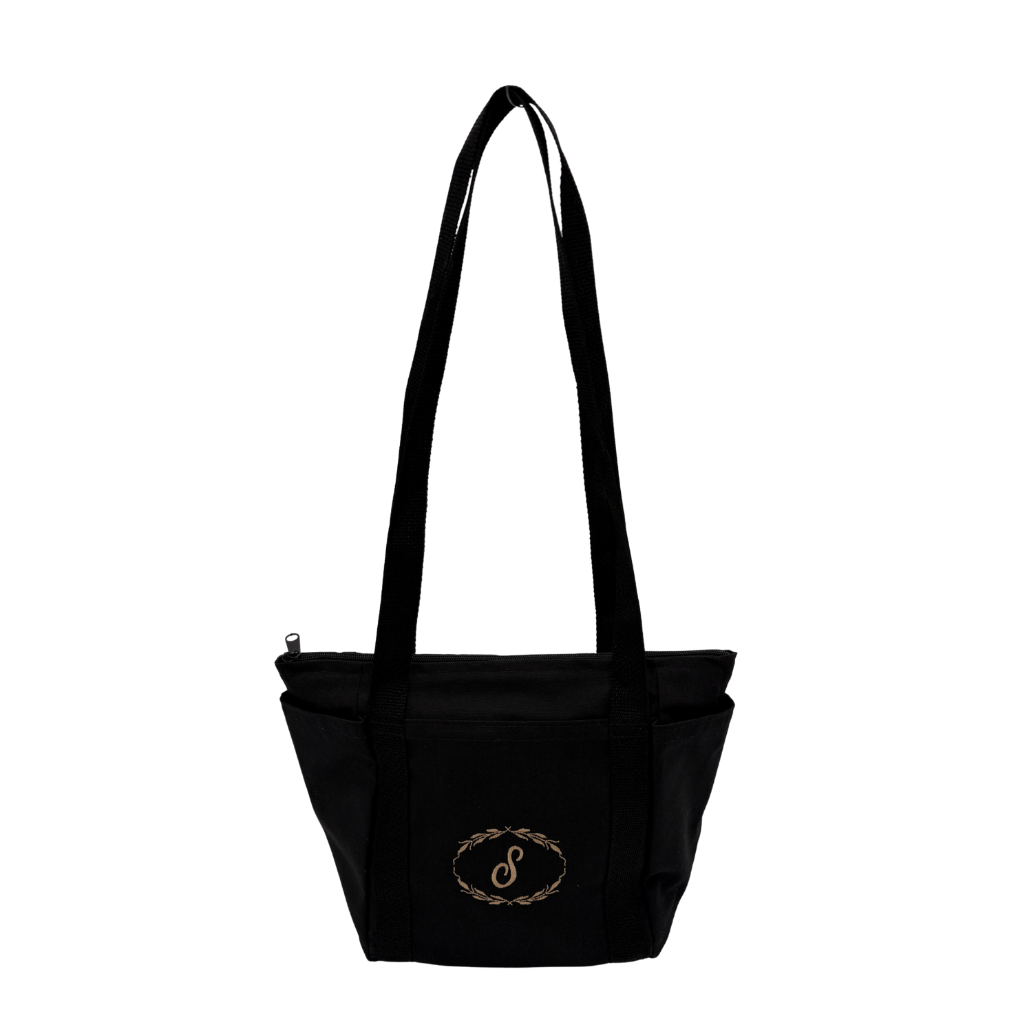 Medium Black Bag (Monogram Option)
